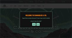 Desktop Screenshot of cannablissandco.com
