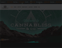 Tablet Screenshot of cannablissandco.com